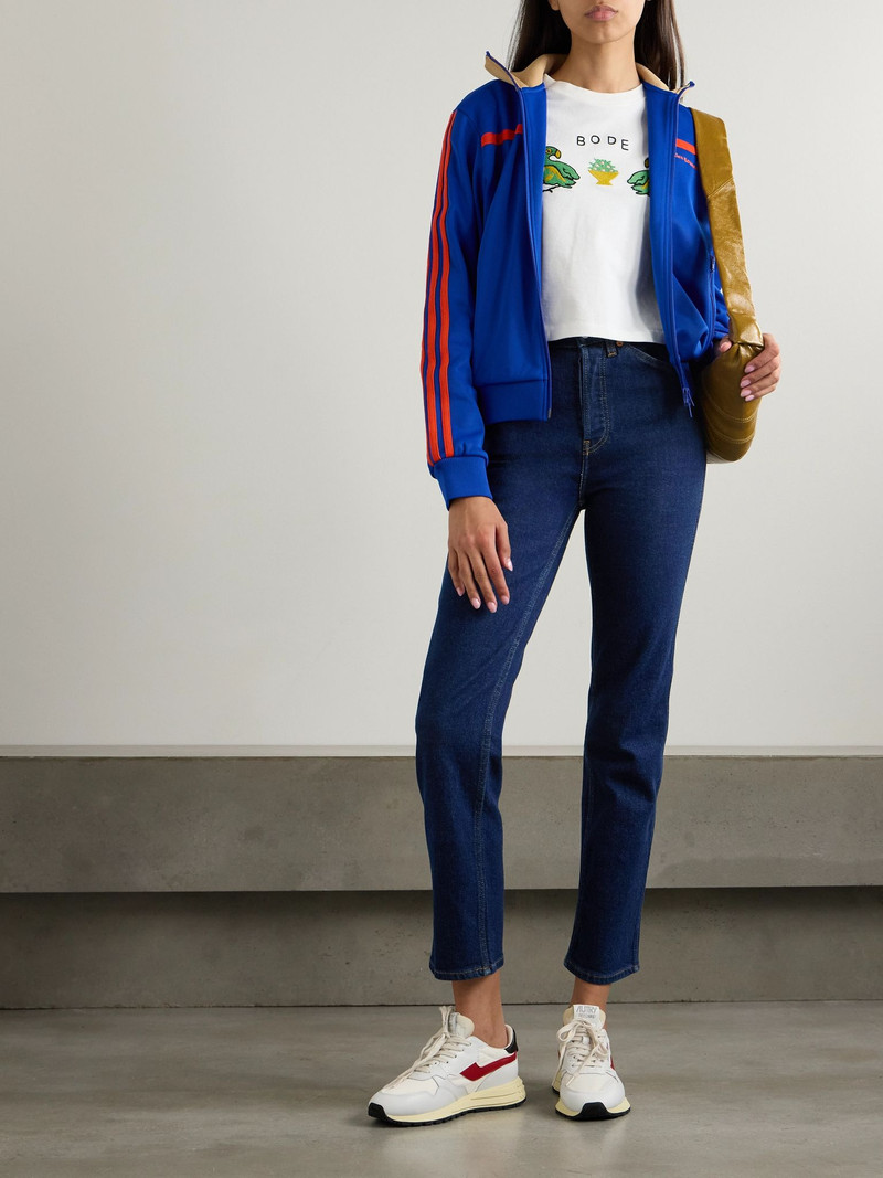 RE/DONE Painter Stove Pipe high-rise straight-leg jeans Dark denim outlook