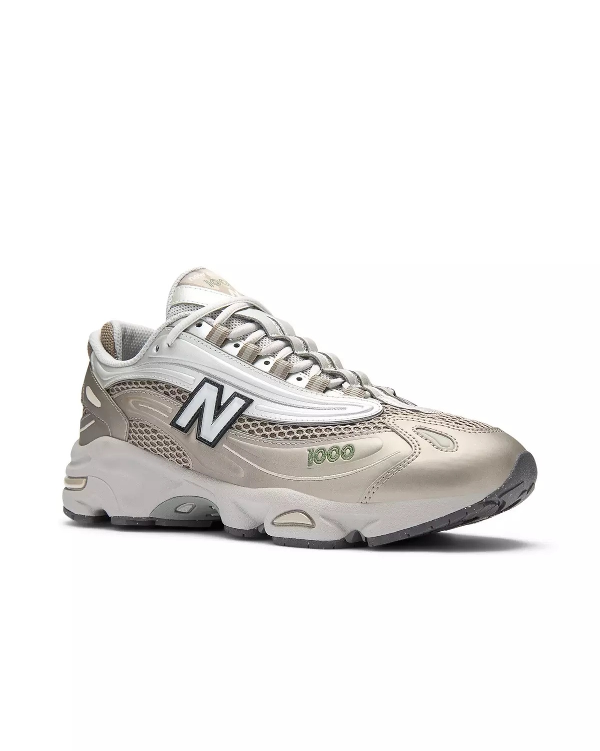 1000 "Stone/Metallic Silver" Unisex Shoe - 8