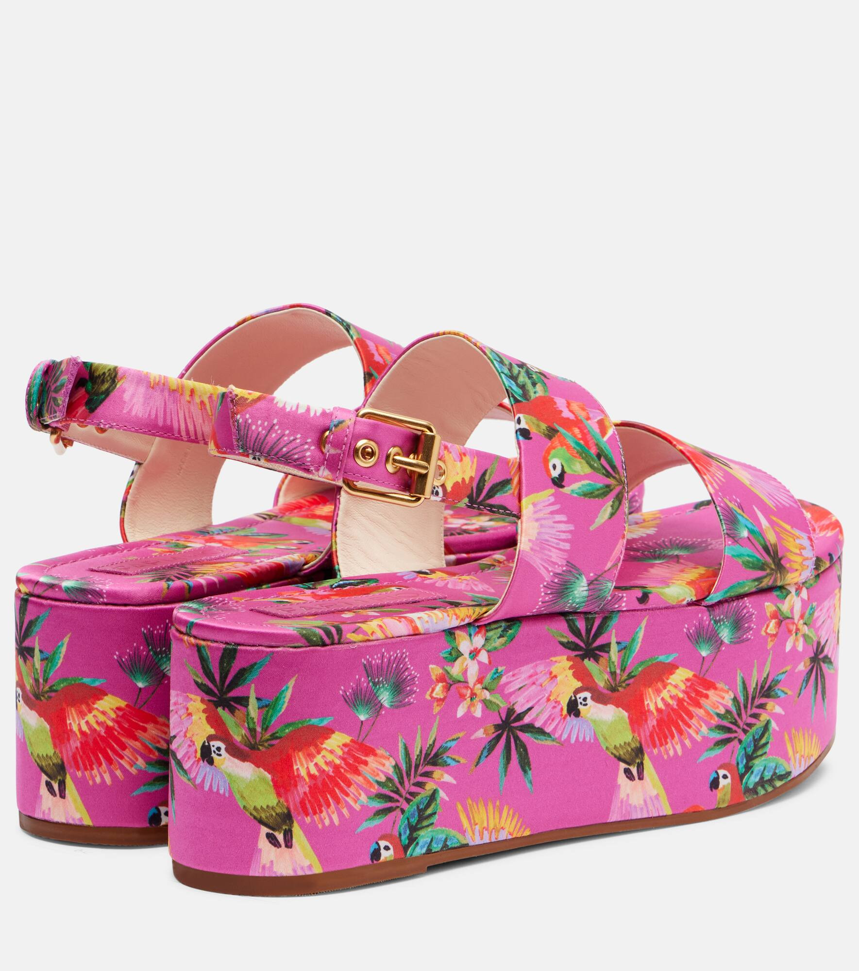 Printed platform sandals - 2