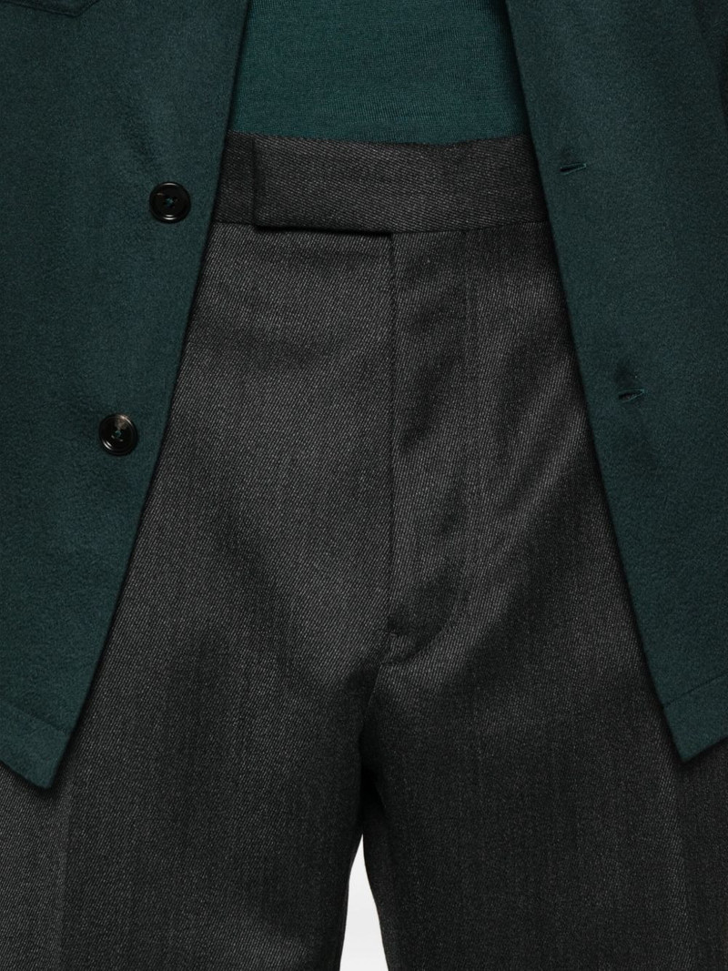 pleated-front pants 5