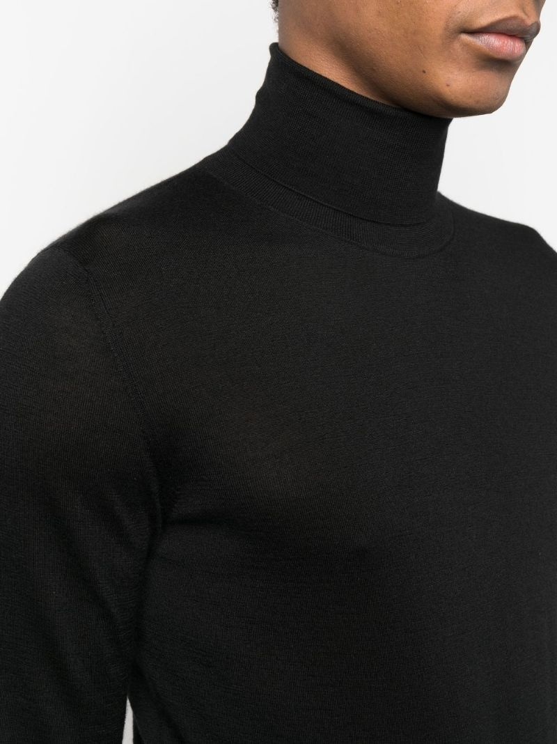 Dolcevita roll neck jumper - 5