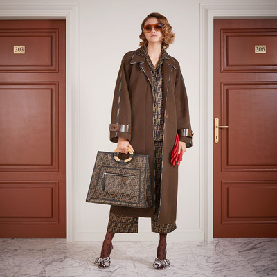 FENDI Multicolor leather shopper outlook