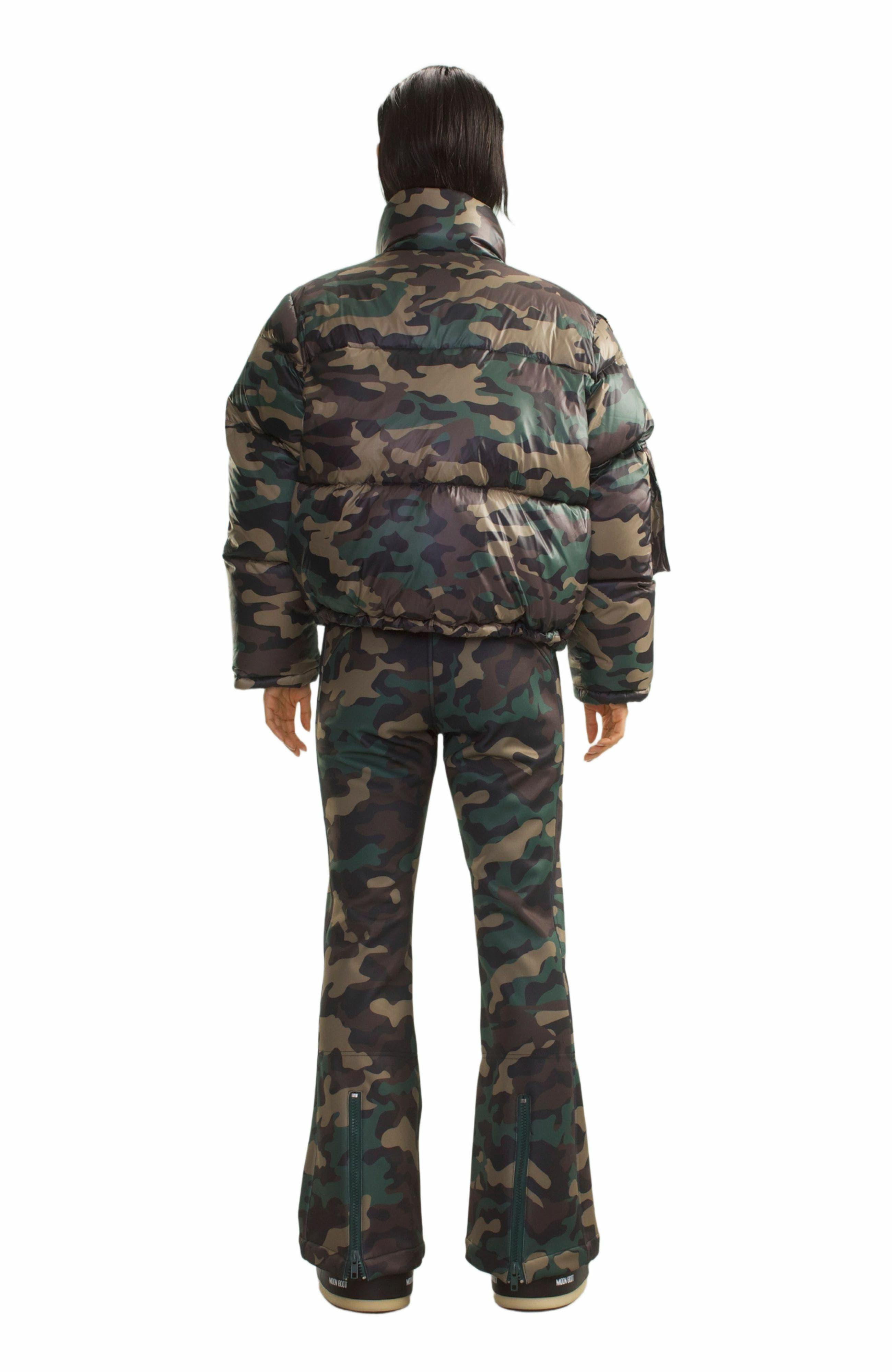 Cynthia Rowley Backcountry Puffer Jacket in Green Camo at Nordstrom - 3