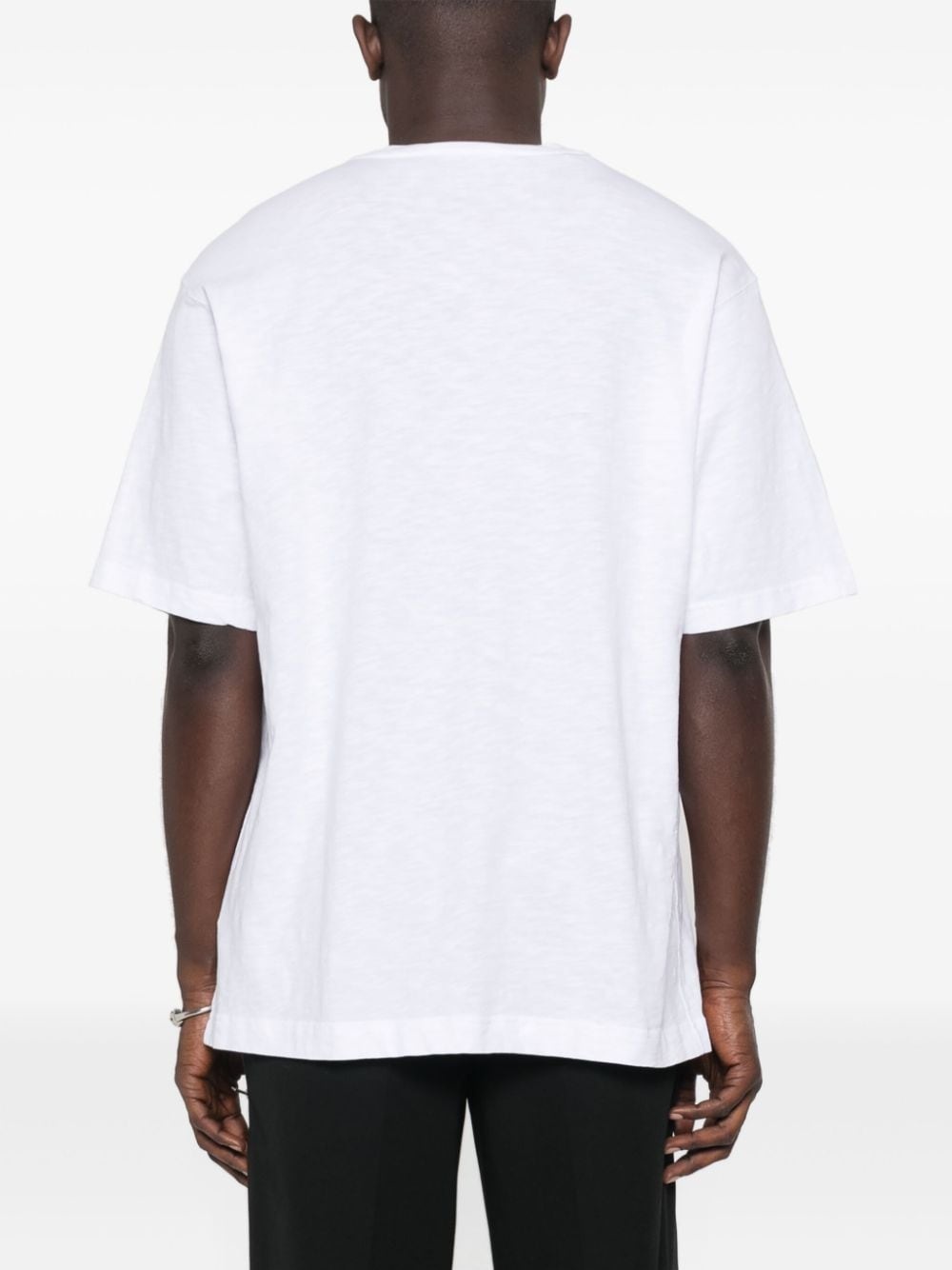 logo-print cotton T-shirt - 4