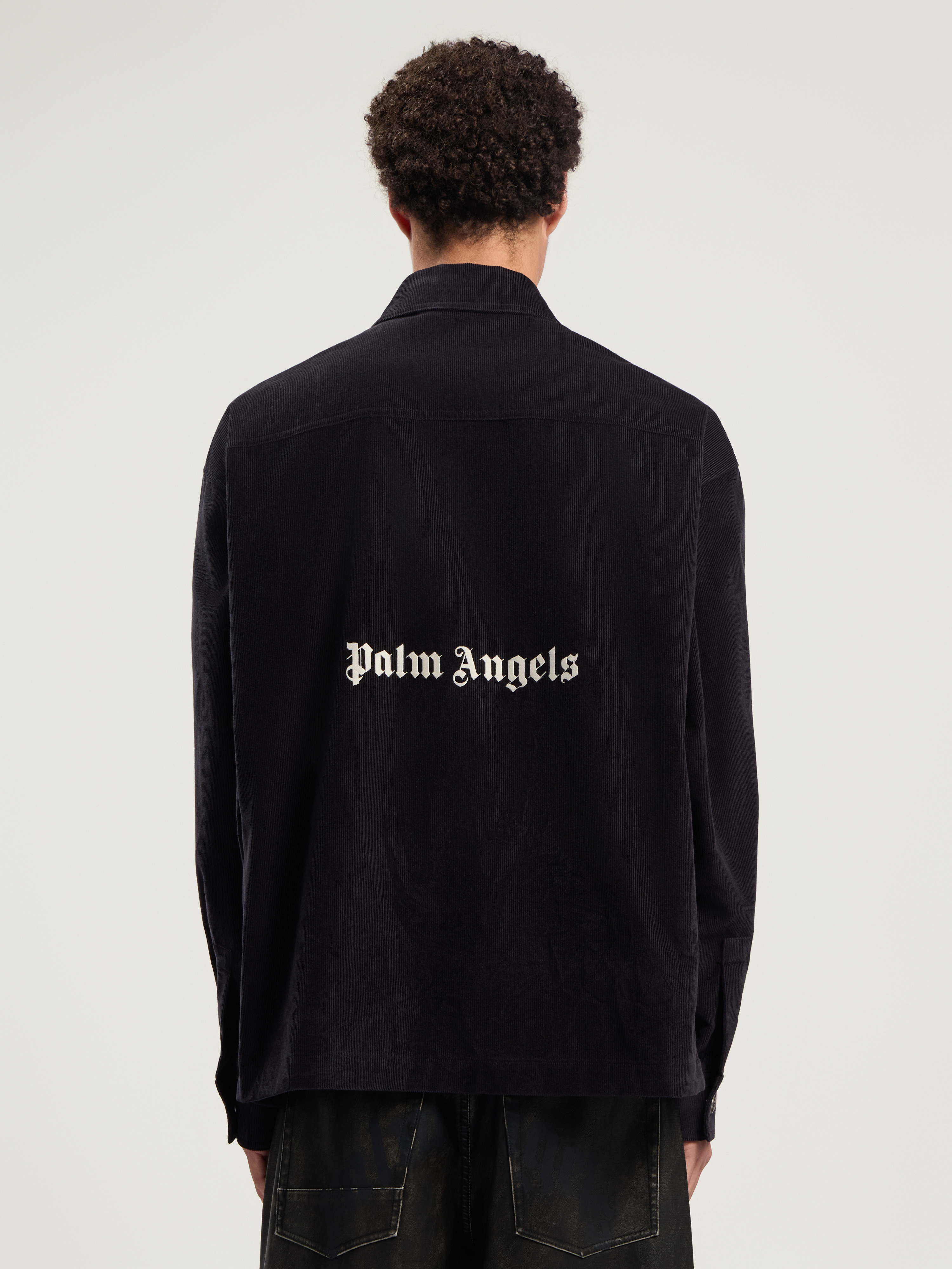 Classic Logo Cord Overshirt - 5