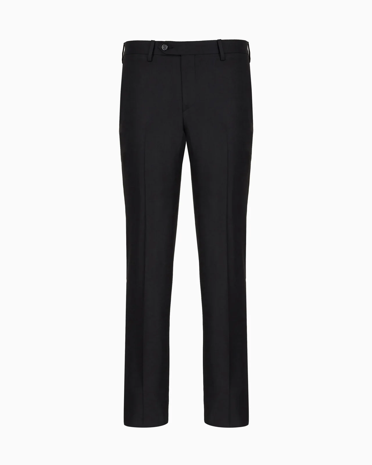 Worsted virgin-wool, creased trousers - 1