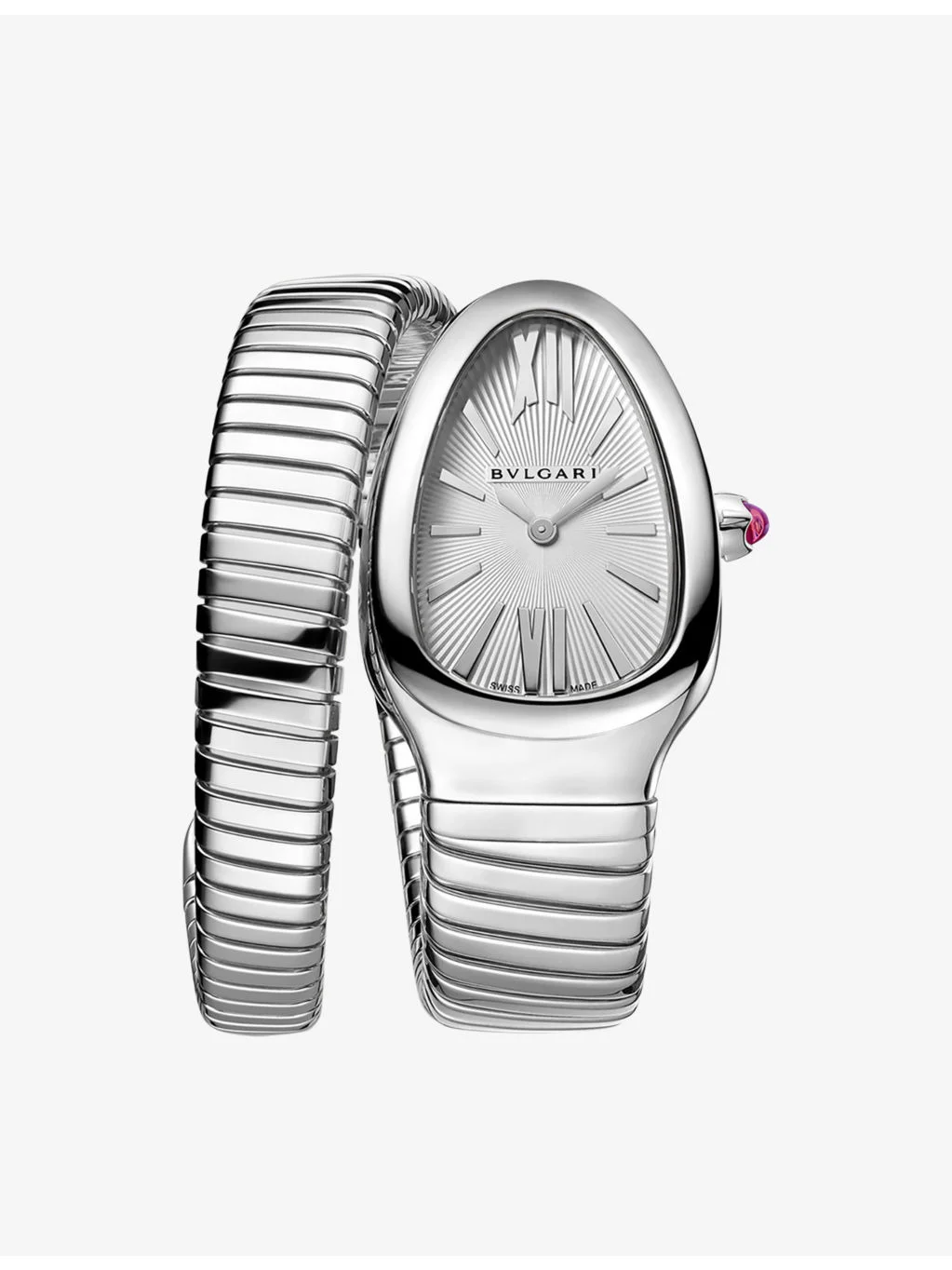 Serpenti Tubogas stainless-steel quartz watch - 1