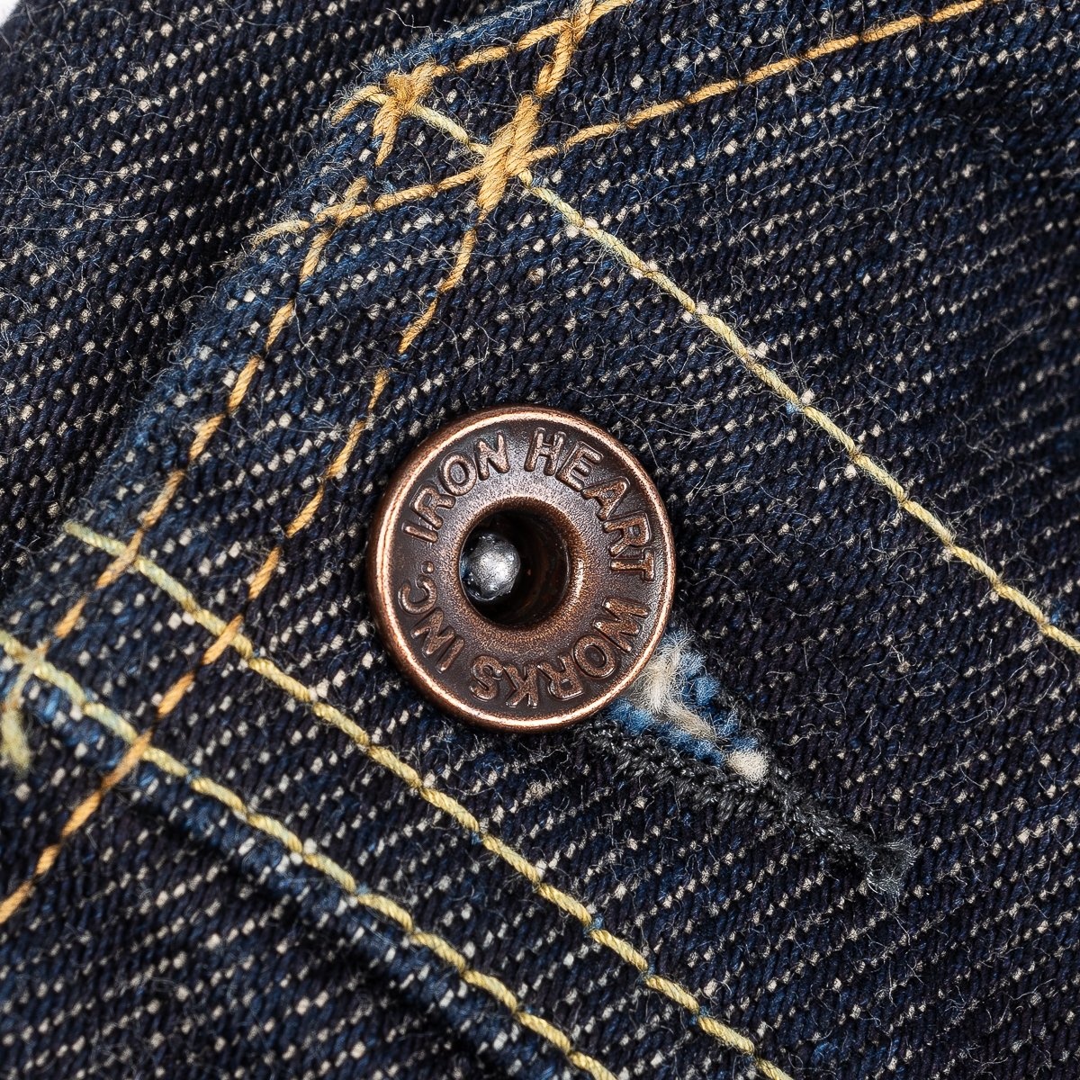 IH-805 21oz Selvedge Denim Double Knee Overalls - Indigo - 7