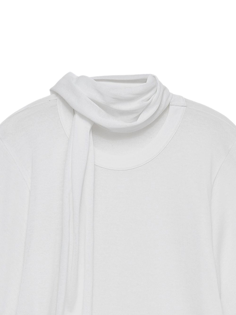 neck-tie short-sleeve T-shirt - 2