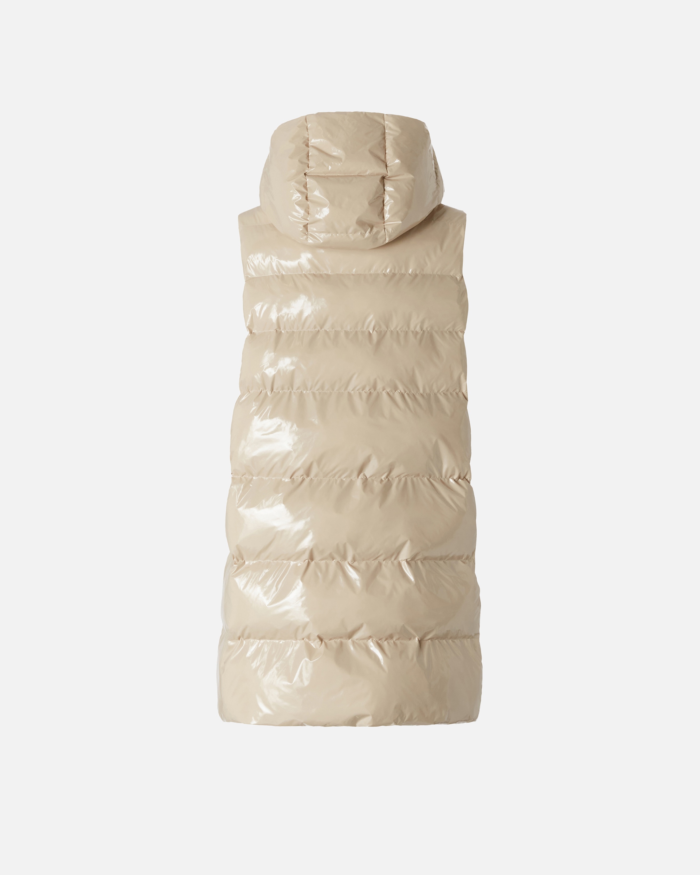 PADDED PUFFER GILET WITH HOOD - 6