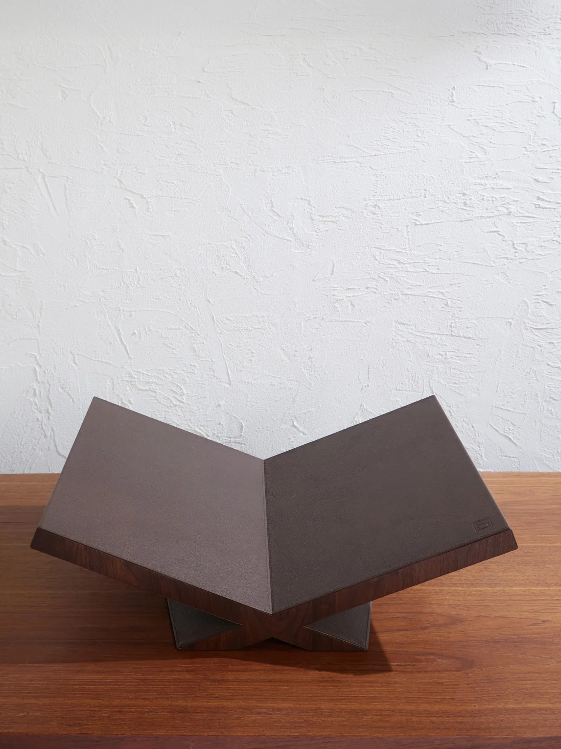 Culture Ultimate Wood and Leather Bookstand - 1