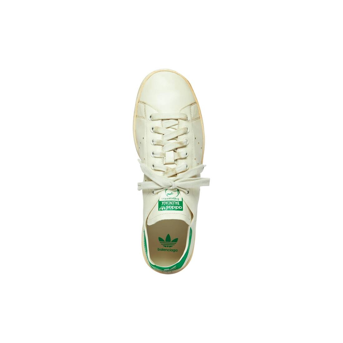 Men's Balenciaga / Adidas Stan Smith Worn-out Sneaker in Off White - 6