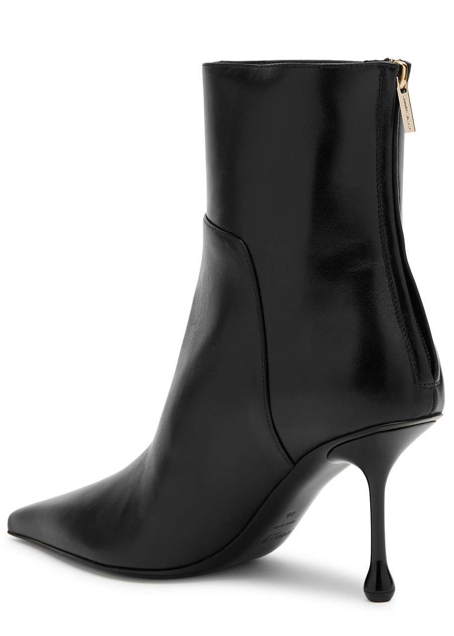 Jimmy Choo Cycas 80 Leather Ankle Boots - 2