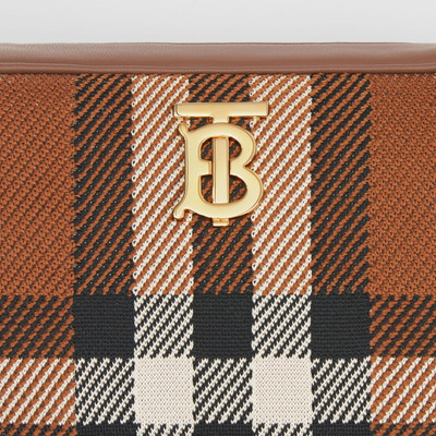 Burberry Small Knitted Check Lola Camera Bag outlook