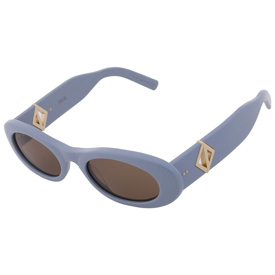 Dior CD DIAMOND R11 Brown Oval Men's Sunglasses DM40073I 90E 52 - 3