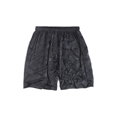 BALENCIAGA Men's Bb Monogram Jacquard Pyjama Shorts in Black outlook