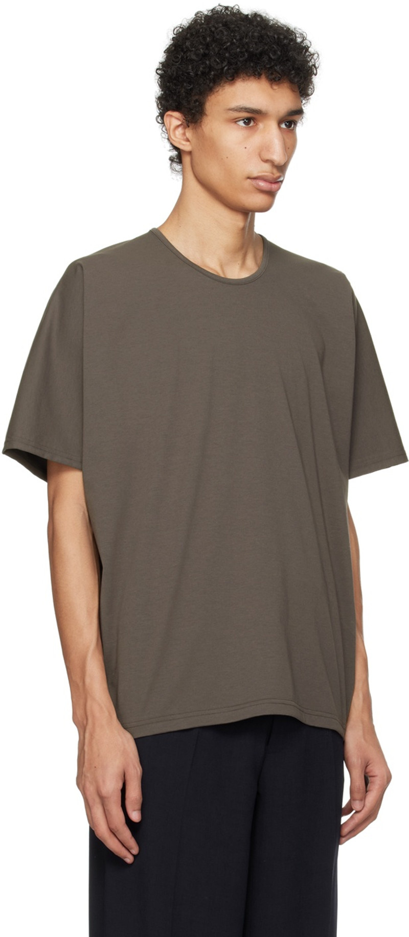 RAINMAKER KYOTO Gray Crewneck T-Shirt outlook