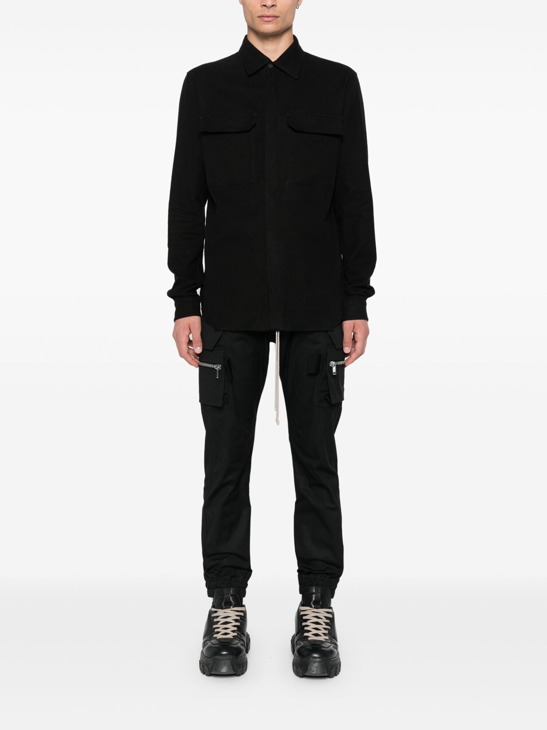 Black Organic Cotton Shirt - 2
