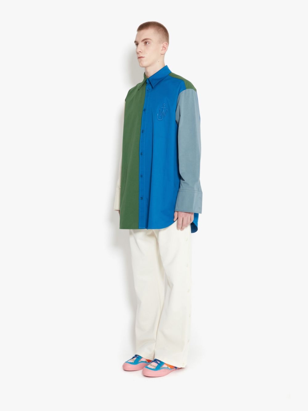 COLOUR BLOCK OVERSHIRT - 3