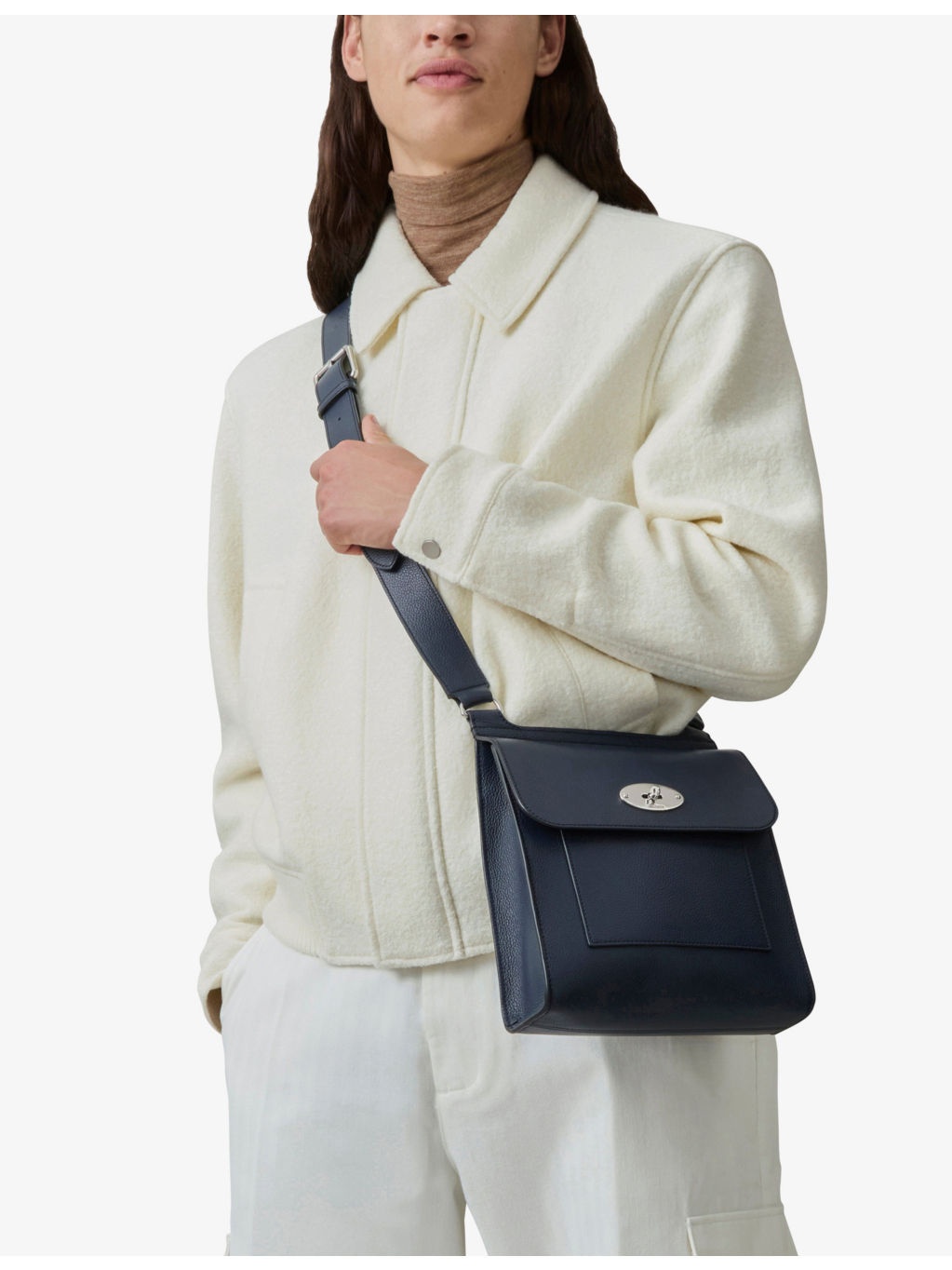 Antony small grained-leather messenger bag - 2