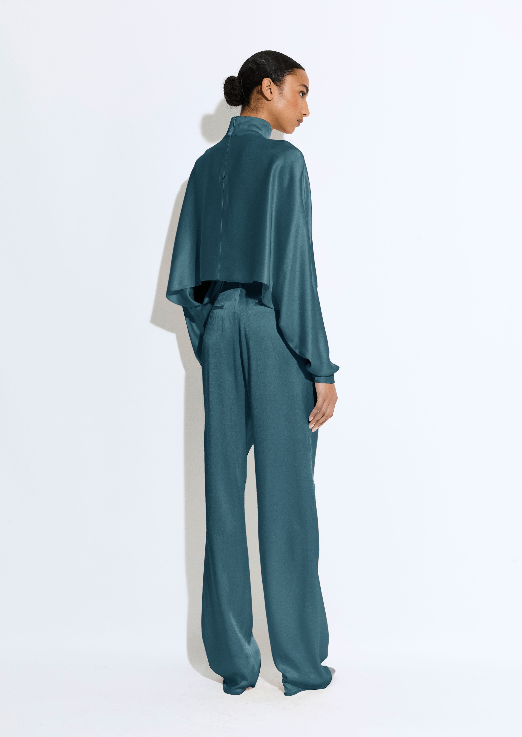 Silky Twill Belted Pant - 3