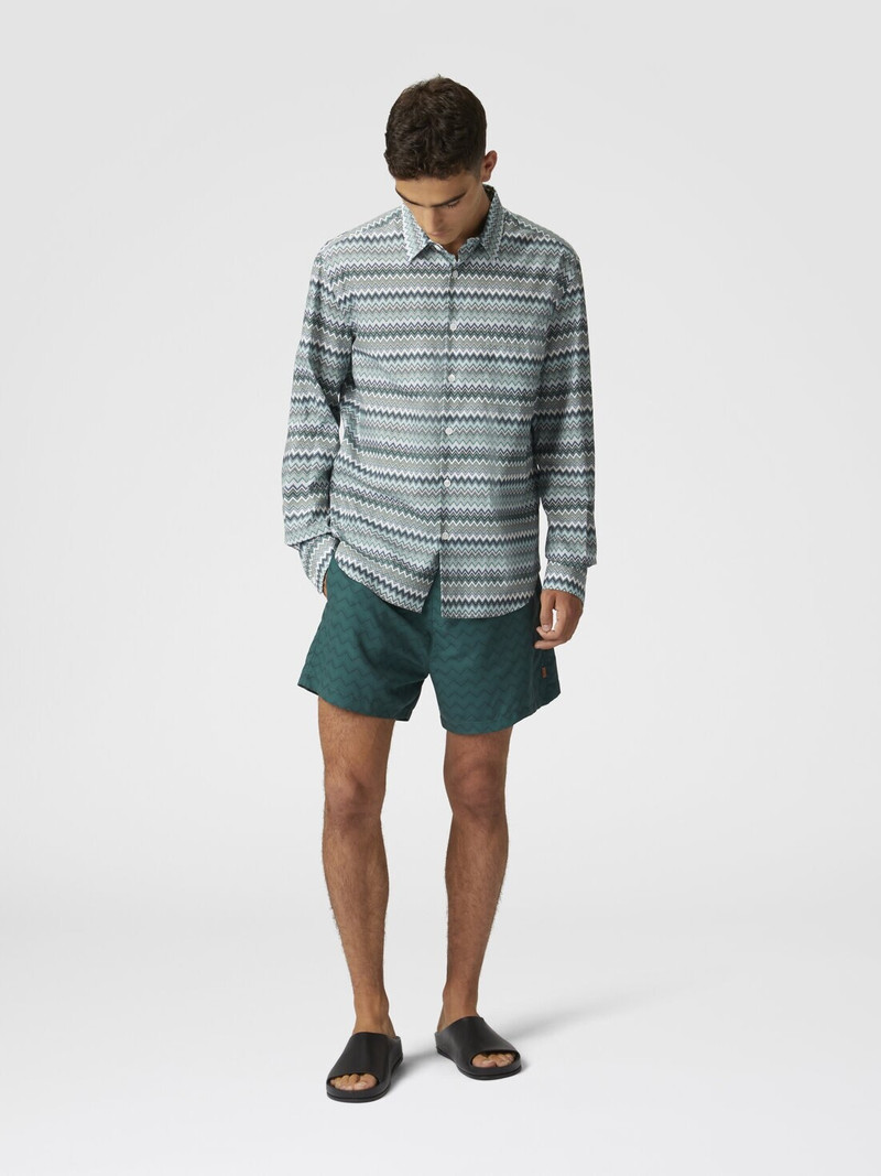 Missoni Tonal zigzag swim trunks outlook