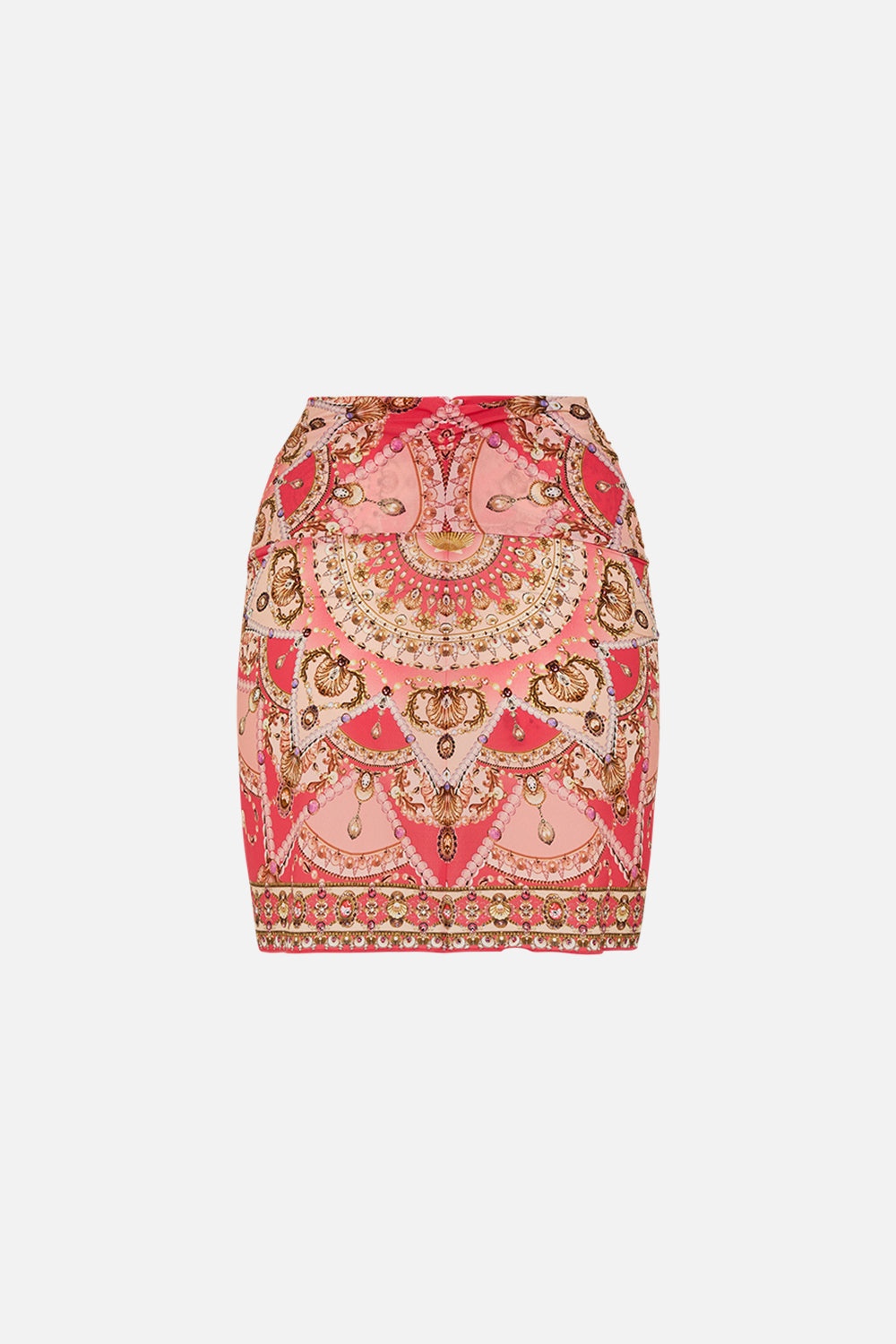TWIST FRONT SHORT SKIRT - 7