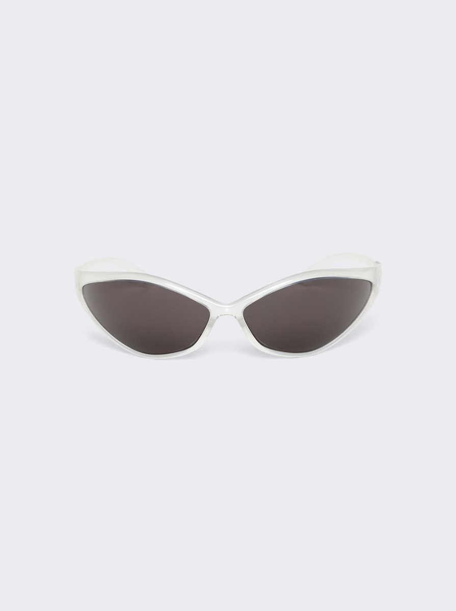 90s Oval Sunglasses Crystal - 1