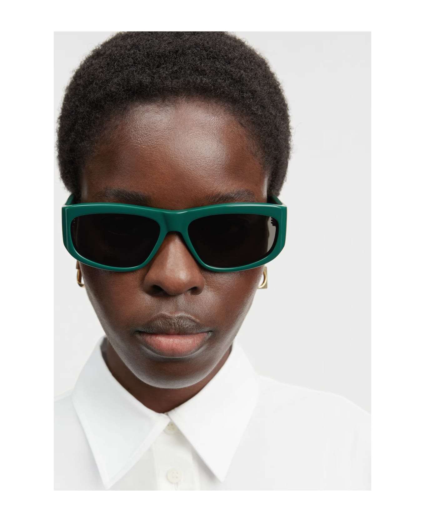 JACQUEMUS Pilota - Green Sunglasses | italist | REVERSIBLE