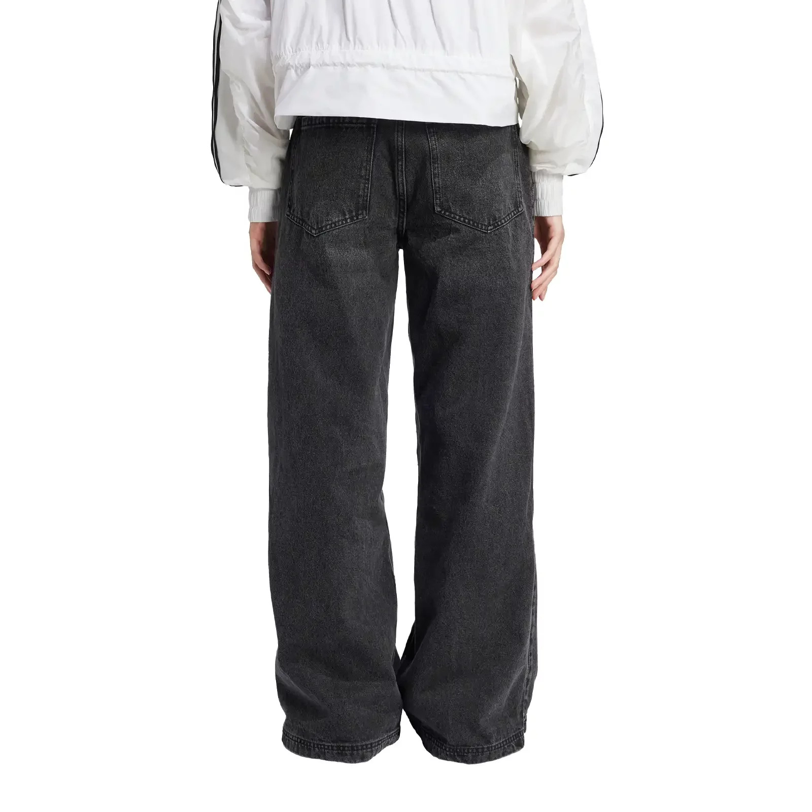 Adilenium Season 3 Zip Washed Denim W "Black" - 3