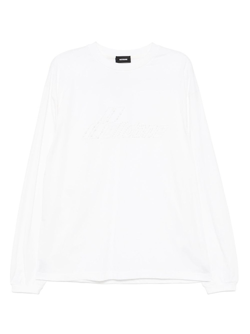 faux-pearl T-shirt 1