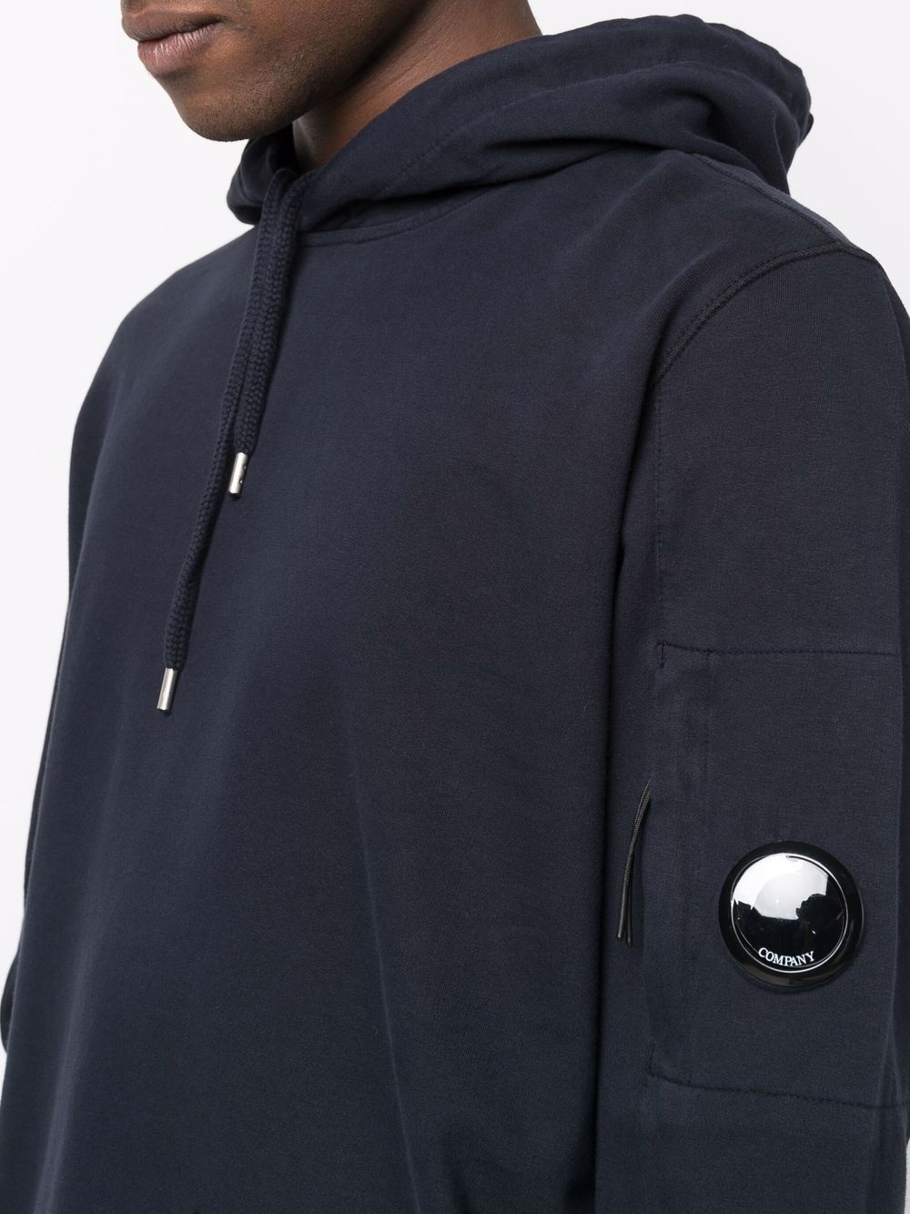 Lens-detailed cotton hoodie - 5