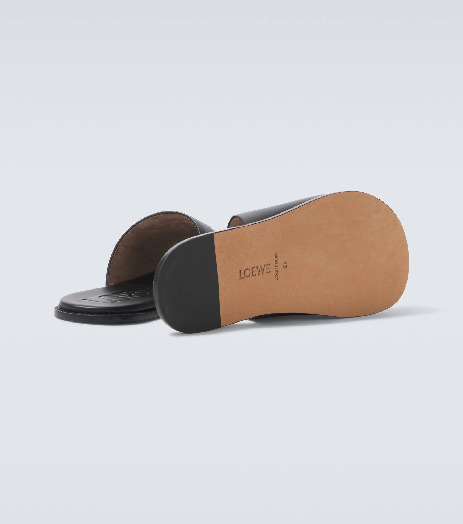 Paula's Ibiza Flex Anagram leather slides - 7