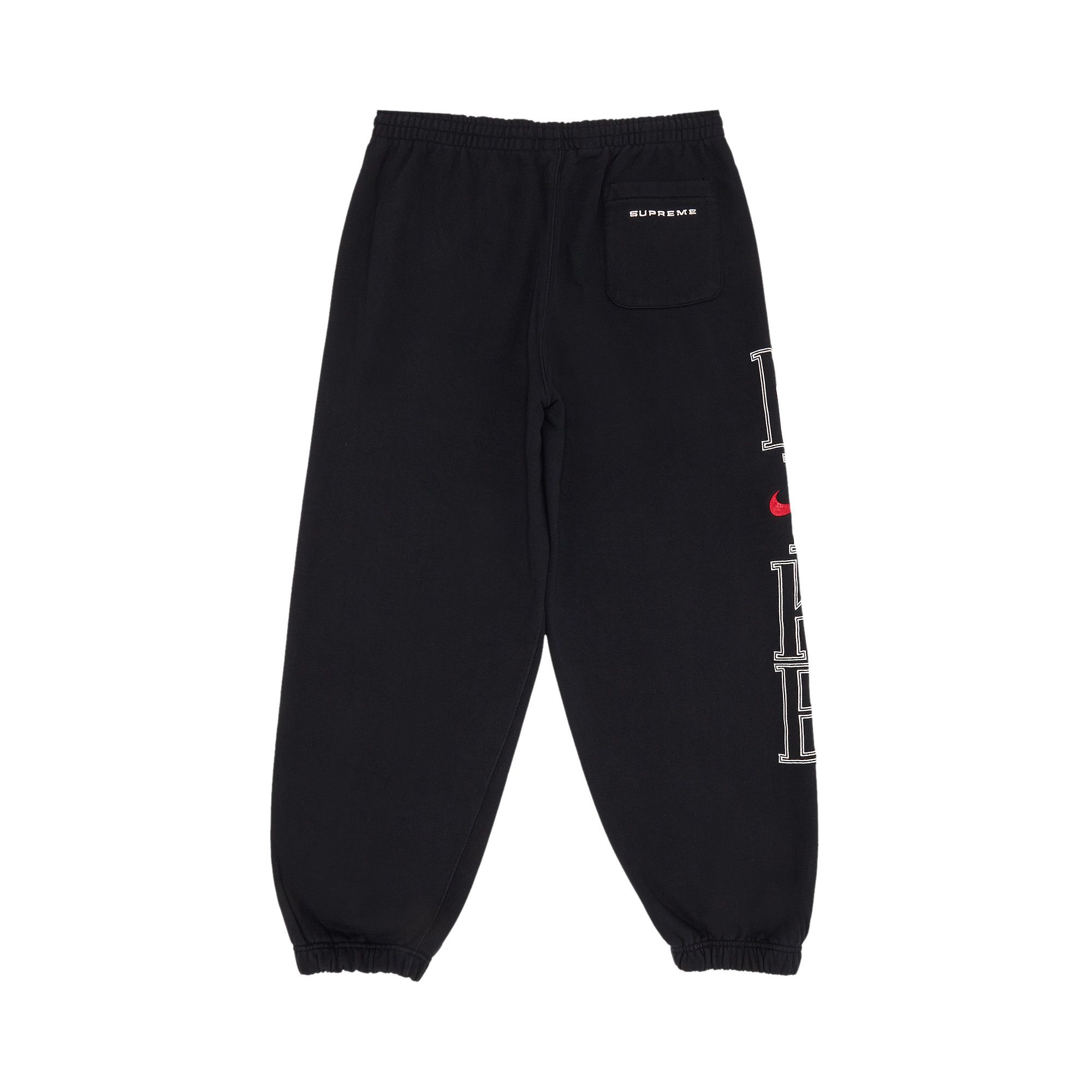 Supreme x Nike Sweatpant 'Black' - 2