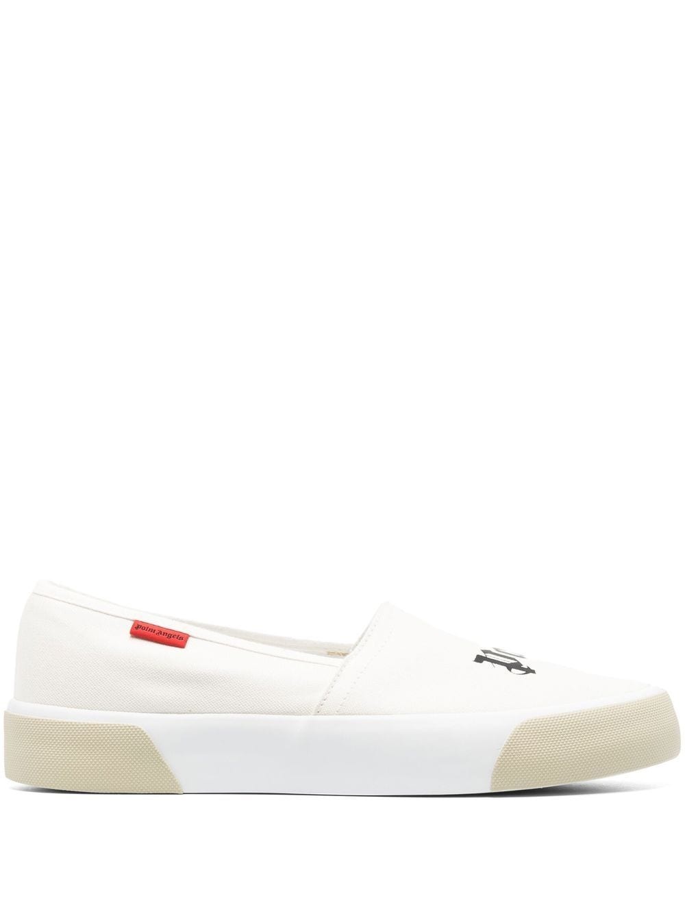 logo-print slip-on sneakers - 1