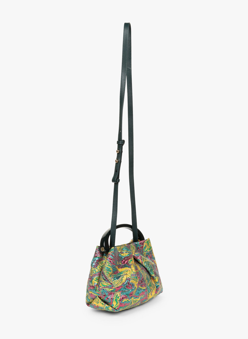 SMALL PLEATED JACQUARD BAG 3