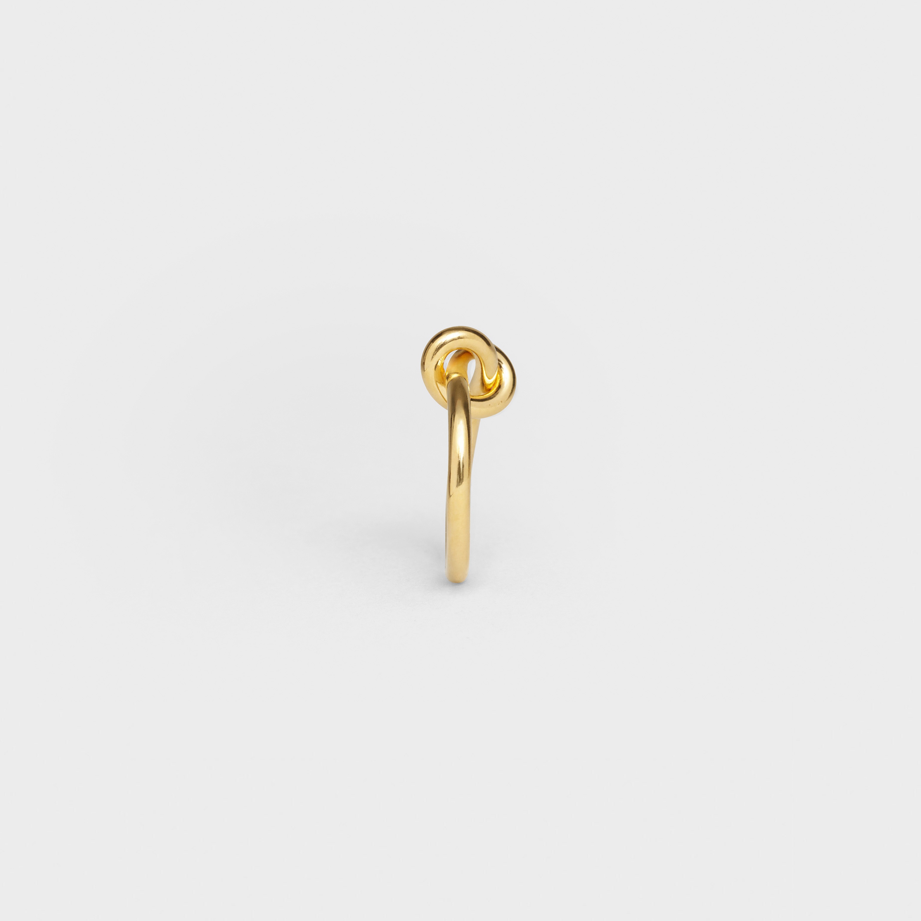 Knot Ring in Brass with Gold finish - 3