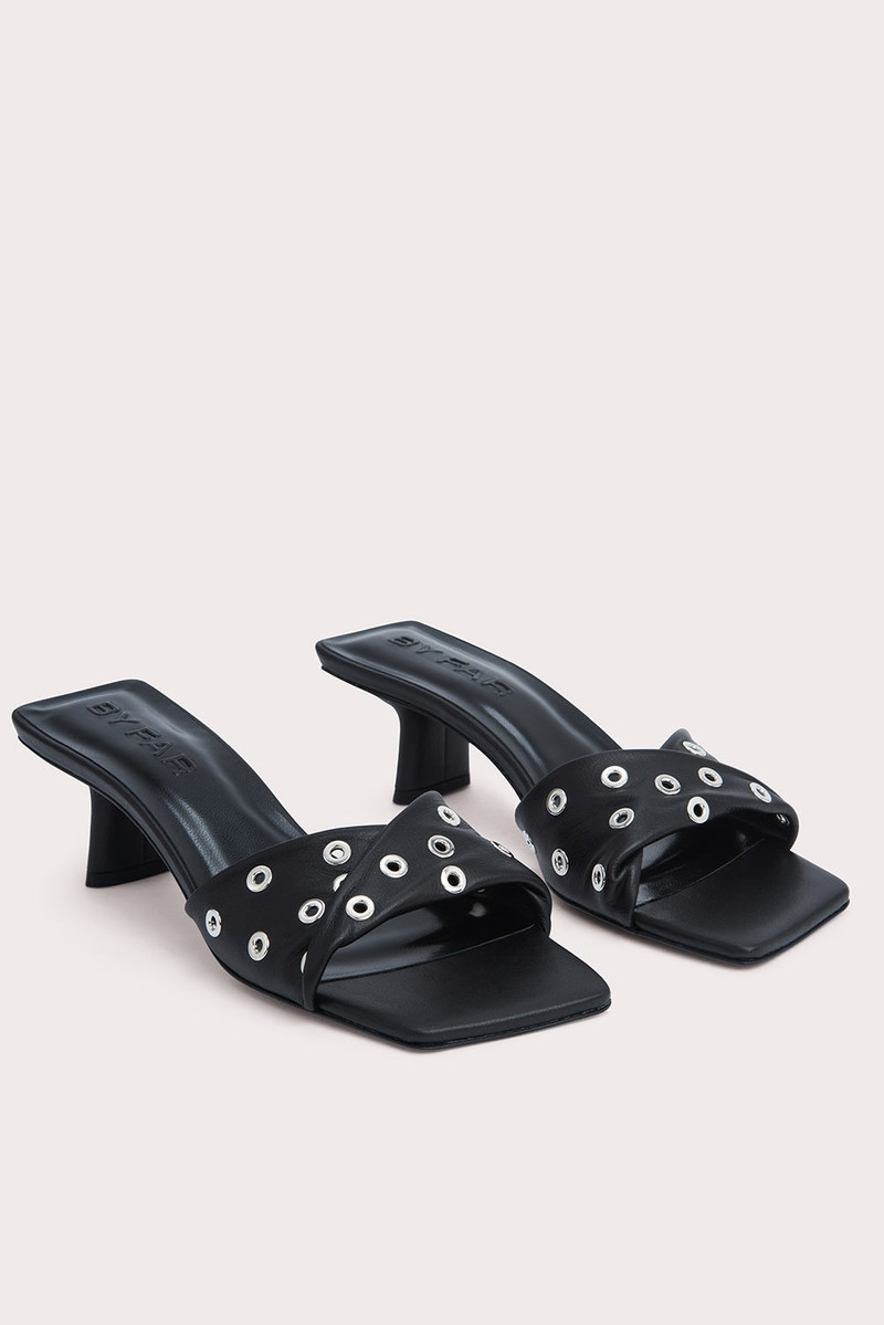 ROCCO BLACK NAPPA LEATHER AND EYELETS 2