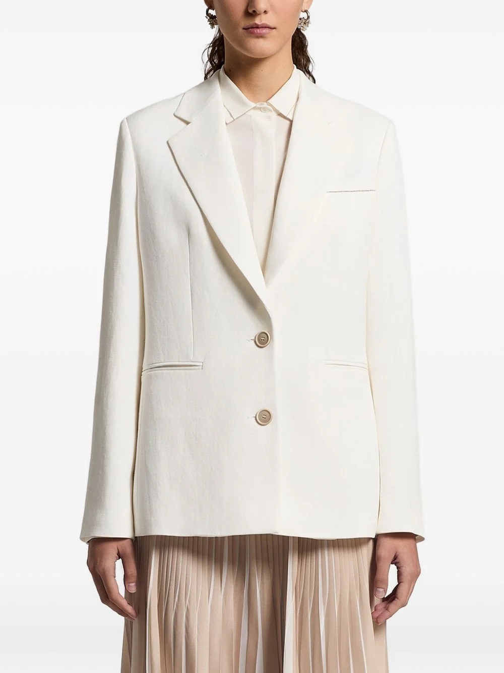 single-breasted blazer - 1