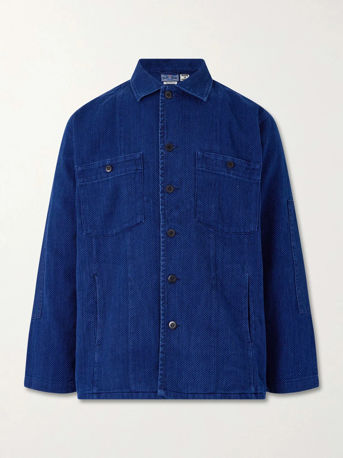 Textured-Cotton Overshirt - 1