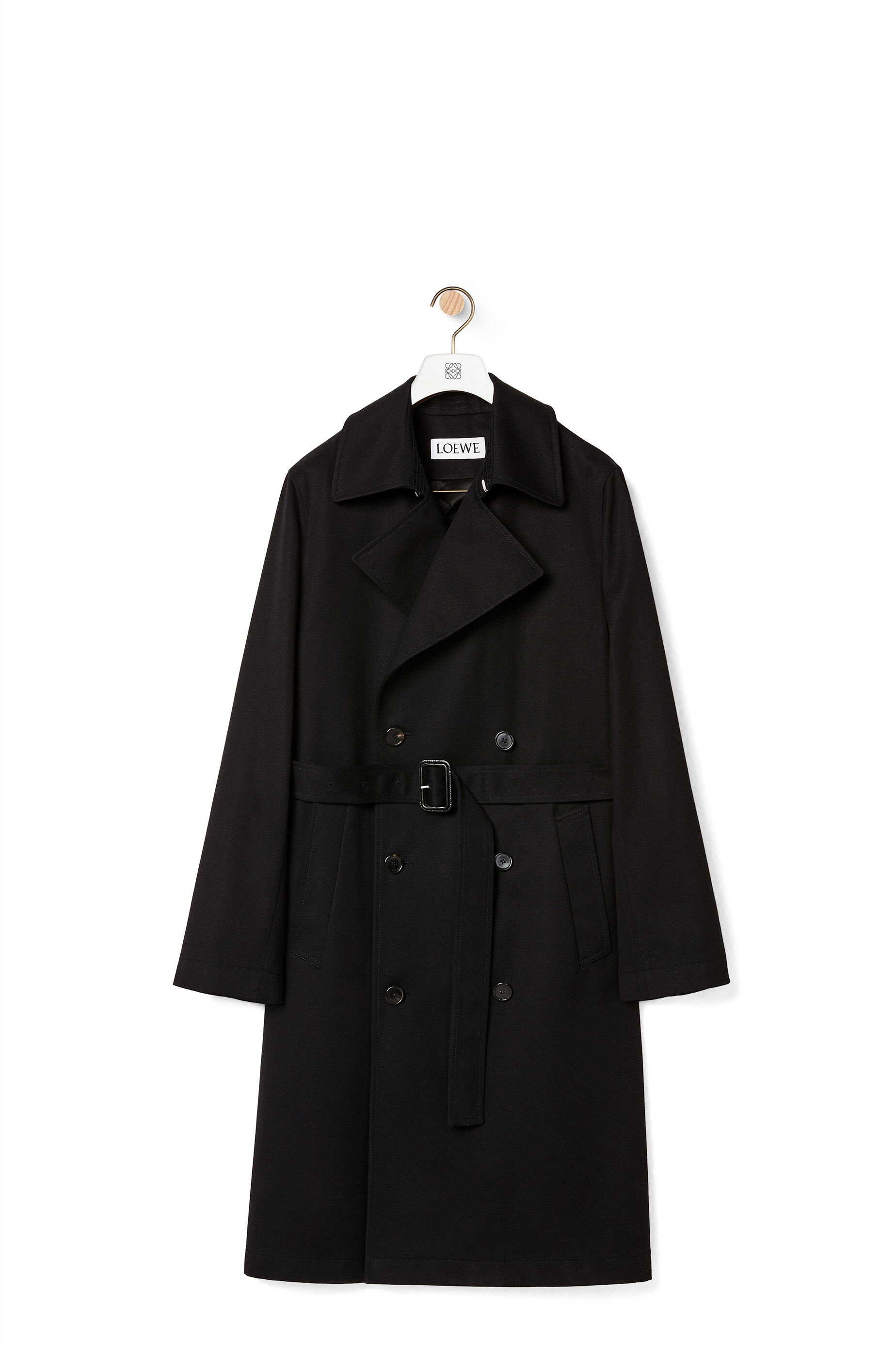 Trench coat in cotton - 1