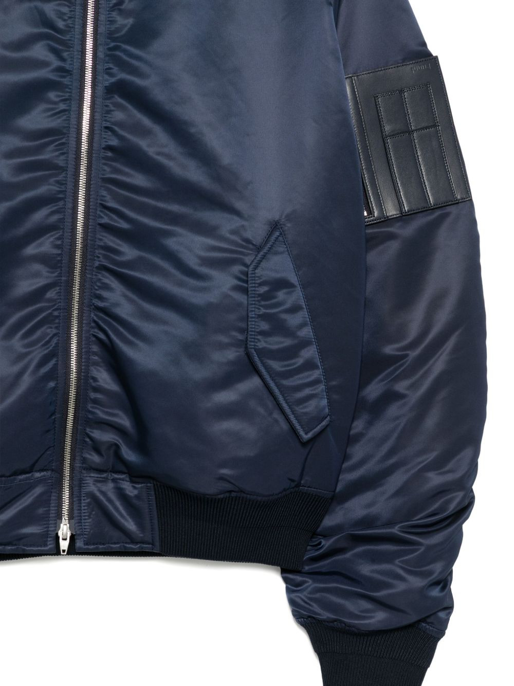 two-way zip-up MA-1 jacket - 3