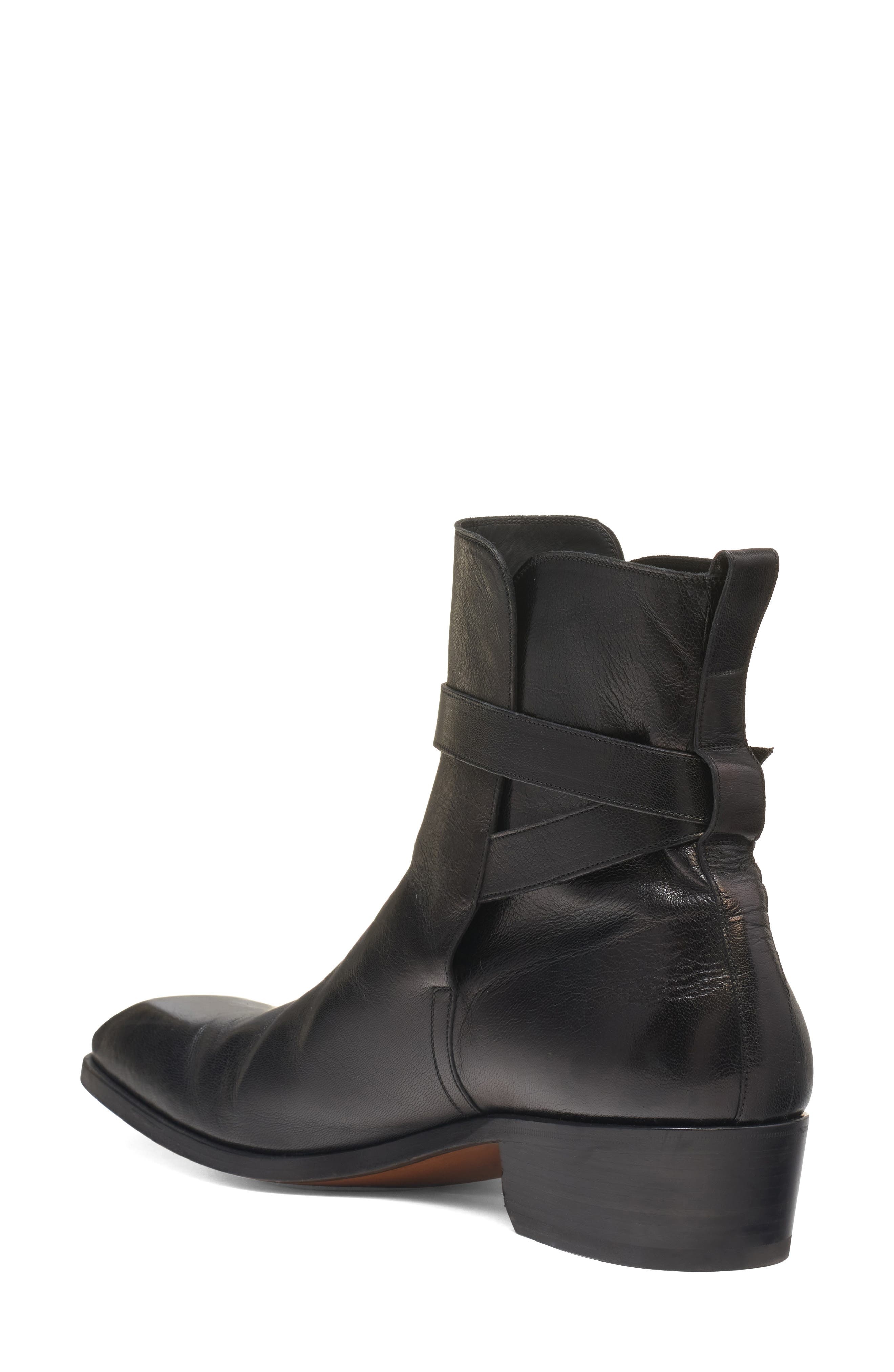 TOM FORD Kenneth Buckle Ankle Boot in Black at Nordstrom - 2