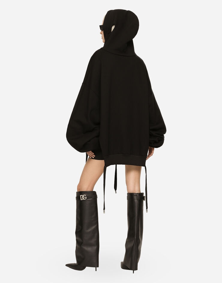 Jersey hoodie with Dolce&Gabbana tag - 3