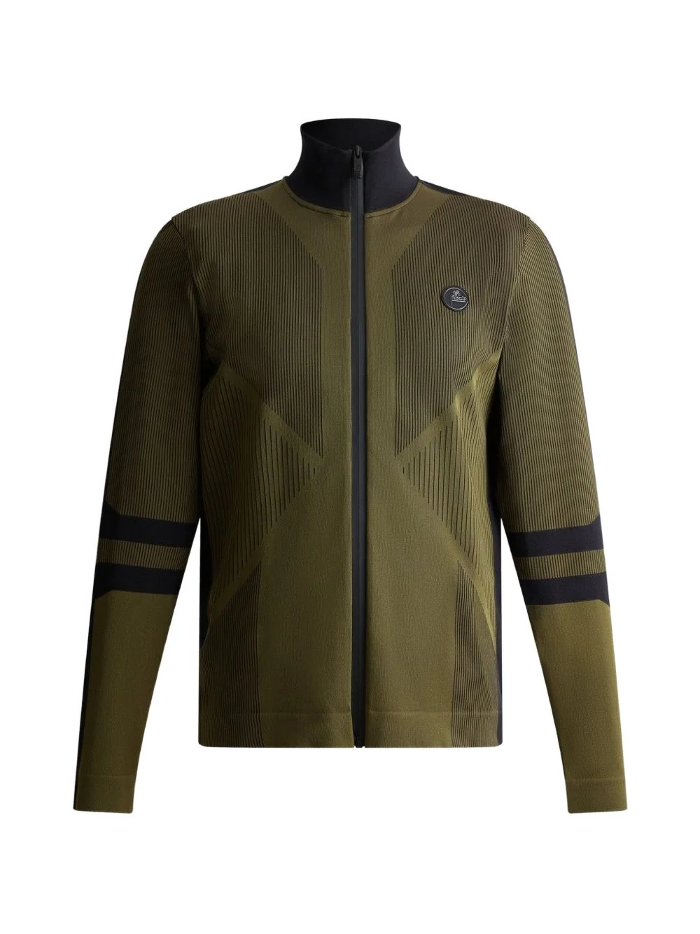 zip-fastening sweatshirt - 1