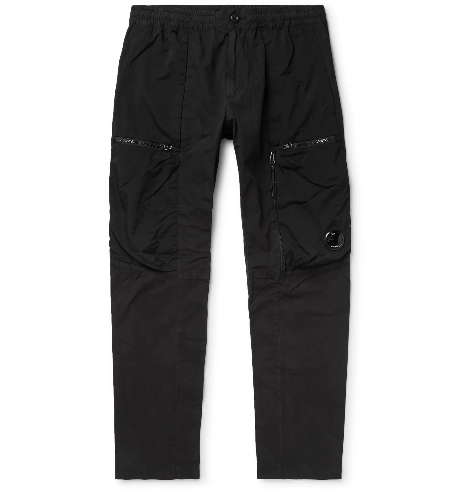 Slim-Fit Tapered Cotton-Blend Cargo Trousers - 1