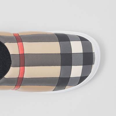 Burberry Vintage Check Wool-lined Slippers outlook