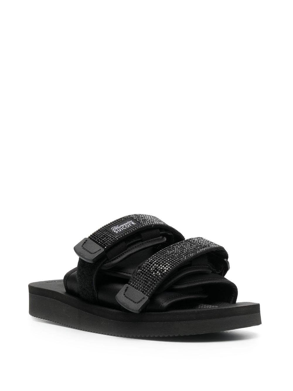 logo-patch touch-strap slides - 2