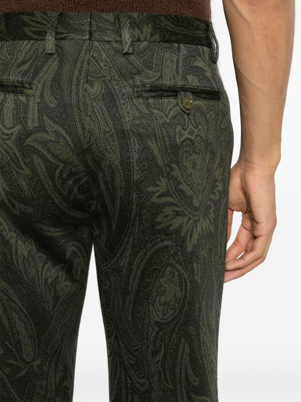 tapered-leg chino trousers - 5