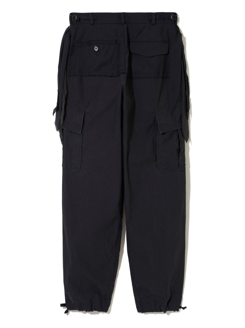 cargo-pocket wool pants - 2